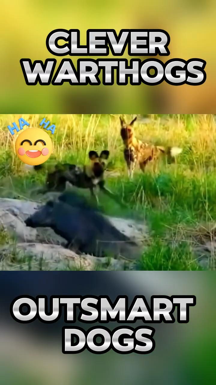 Warthogs are too funny 😂😂